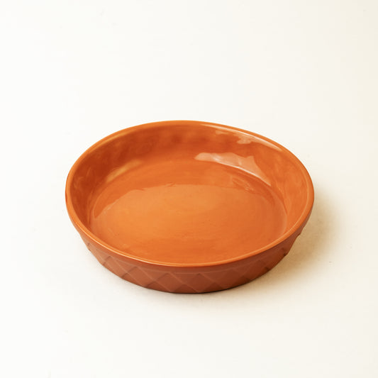 Chaat Plate Glazed(Crafted On Request)