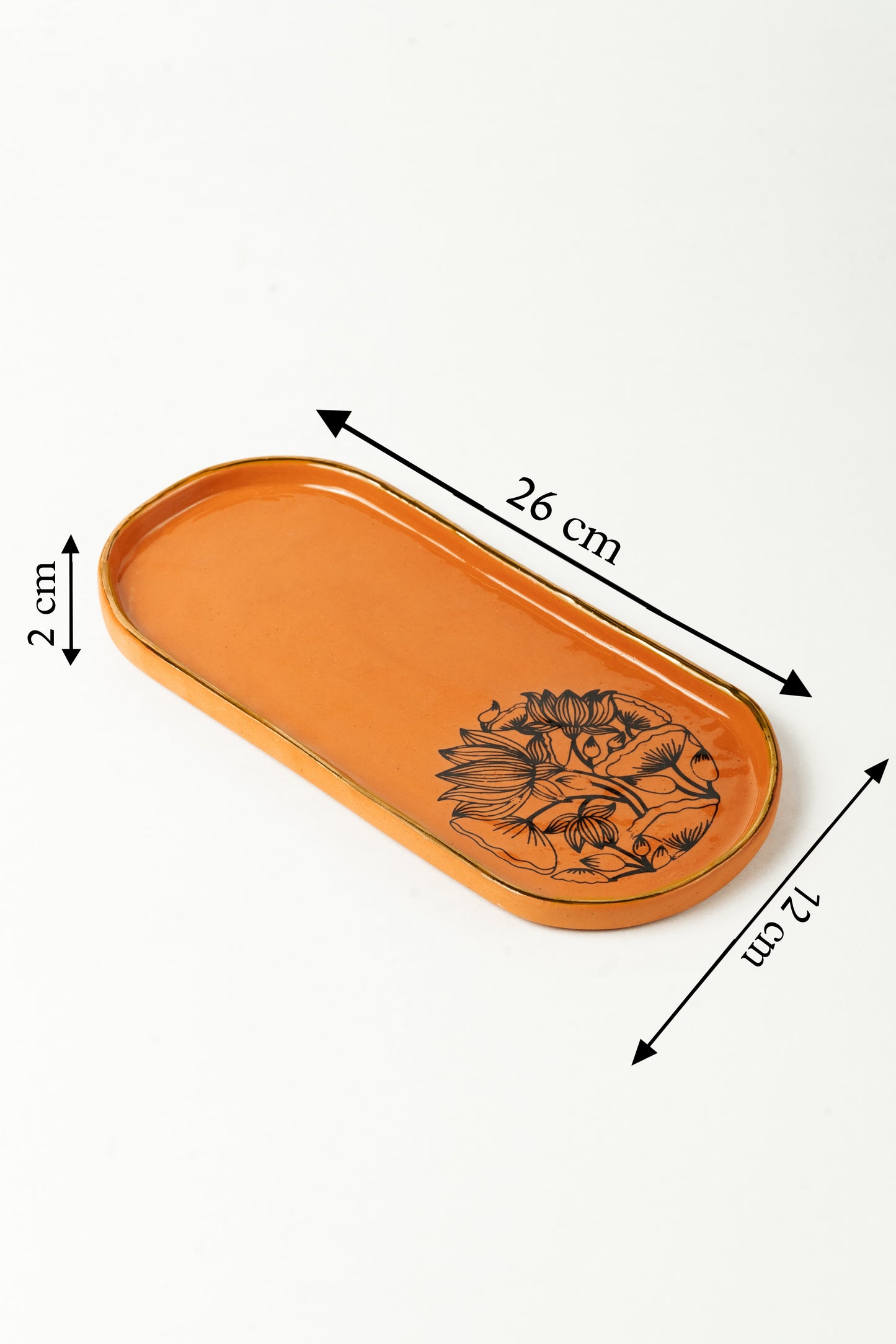 Neerja Cup And Tray (Set Of 2 Cup And 1 Tray) (Best Seller)