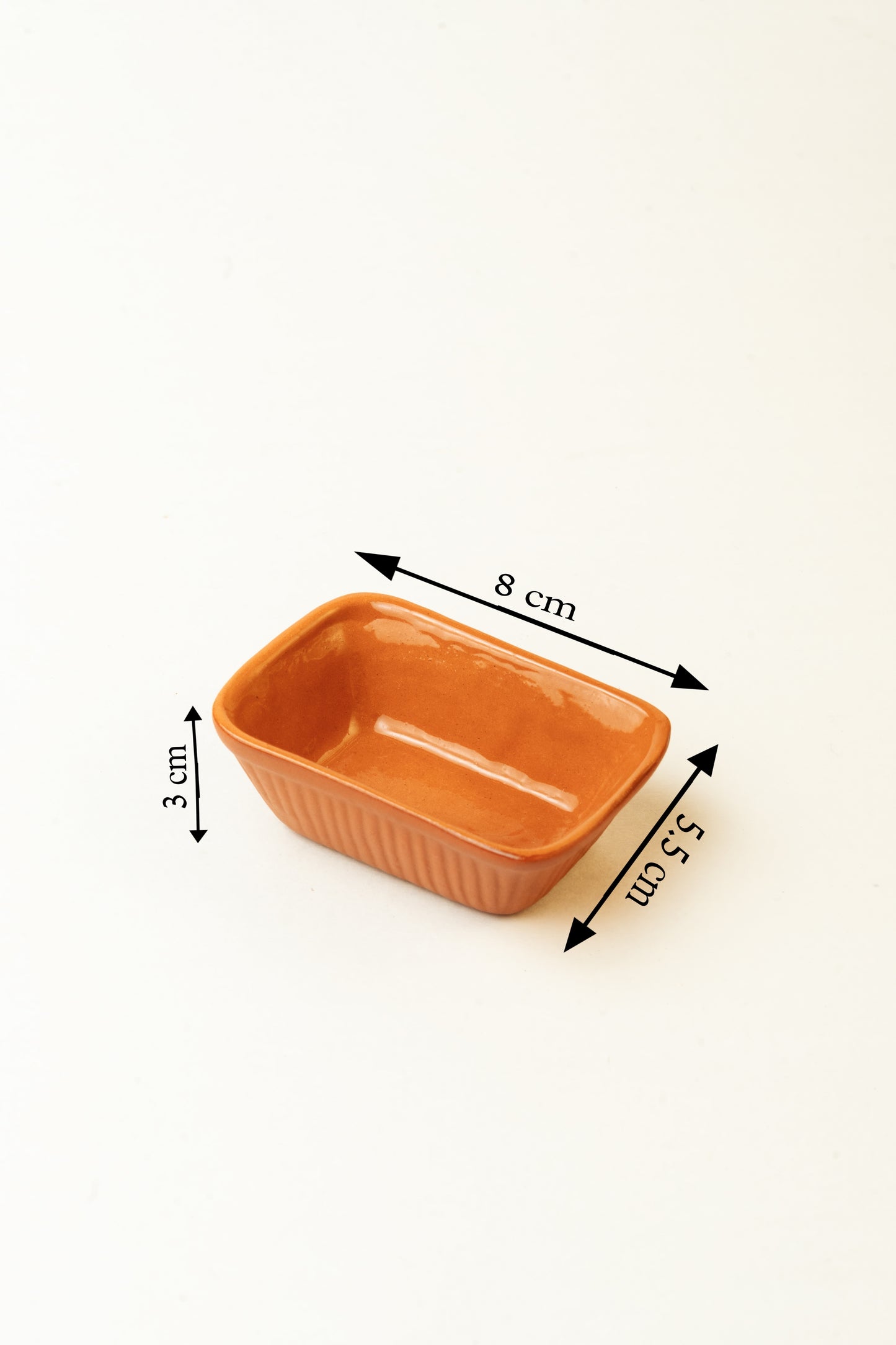 Rectangular Bowl Glazed(Crafted On Request)